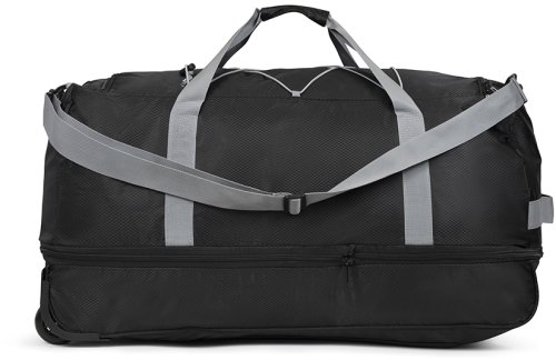Сумка дорожная на колесах TravelZ Wheelbag Doubleloader foldable black 80(95)L (603096)