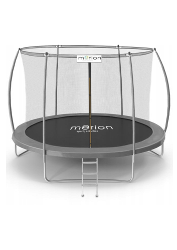 Батут Jumi Motion Sport Line Premium 10ft (305см) с внутренней сеткой серый
