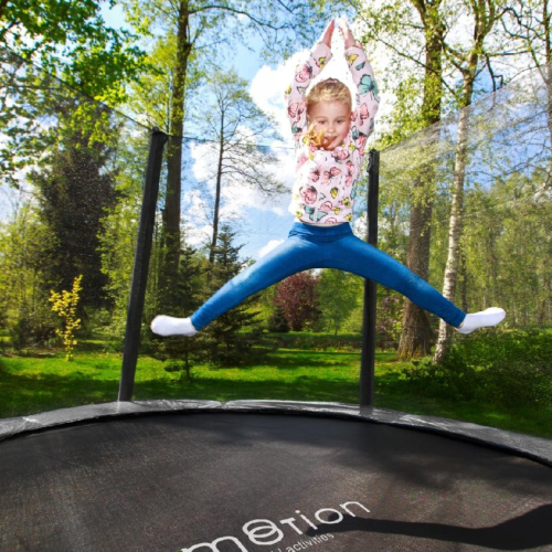 Батут Jumi Motion Sport Line Premium 10ft (305см) с внутренней сеткой серый