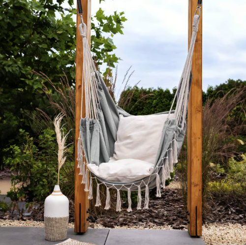 Бразильское кресло - гамак Di Volio Fira серый