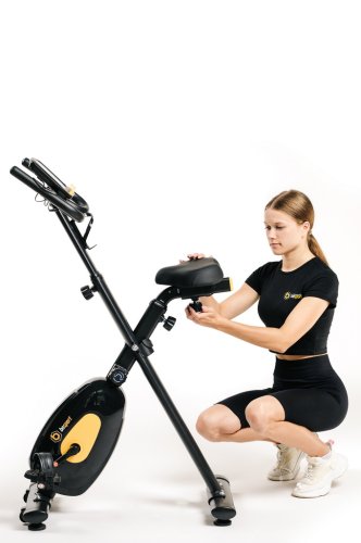 Велотренажер Besport BS-1560 XRAY магнитный черно-желтый