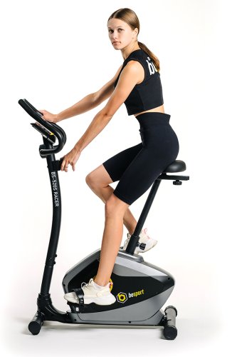 Велотренажер Besport BS-520S RACER магнітний чорно-жовтий