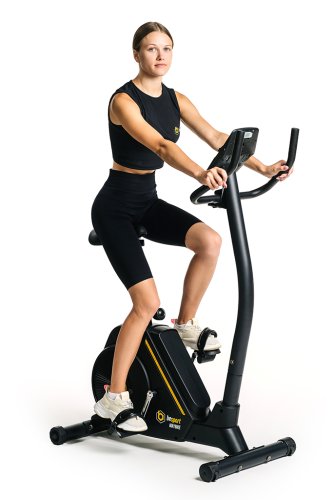 Велотренажер Besport BS-6047 MAYBIKE электромагнитный черно-желтый