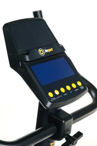 Велотренажер Besport BS-6047 MAYBIKE электромагнитный черно-желтый