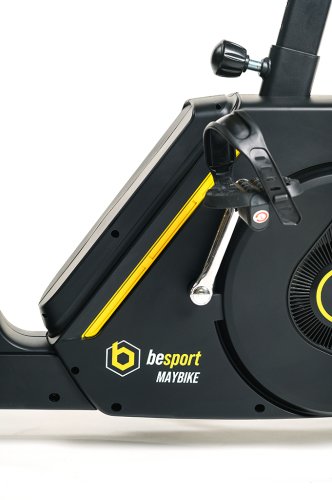 Велотренажер Besport BS-6047 MAYBIKE электромагнитный черно-желтый