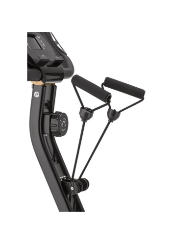 Велотренажер Gymtek FX600 магнитный складной с эспандерами золотой