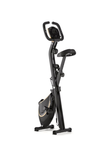 Велотренажер Gymtek FX600 магнитный складной с эспандерами золотой