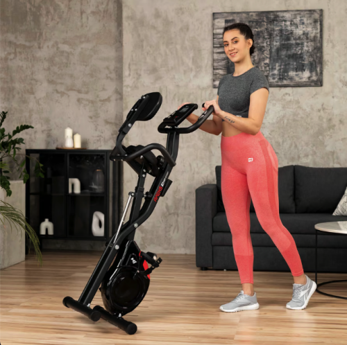 Велотренажер Hop-Sport HS-3030X Apeks X-Bike чорний