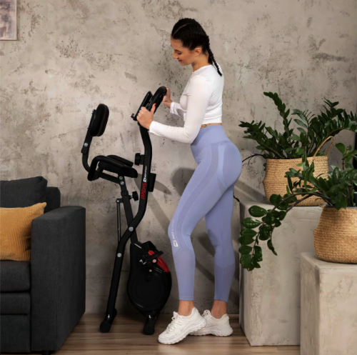 Велотренажер Hop-Sport HS-3030X Apeks X-Bike чорний