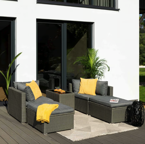 Комплект садовой мебели Di Volio Alzano серый