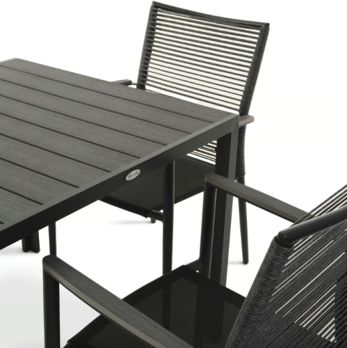 Комплект садових меблів Di Volio Carineo 4+1 сірий