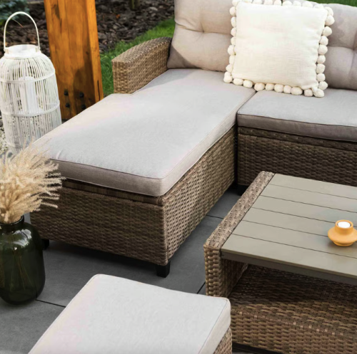 Комплект садових меблів Di Volio Dalmia бежевий/кремовий