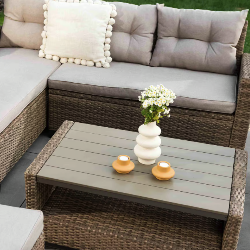 Комплект садових меблів Di Volio Dalmia бежевий/кремовий