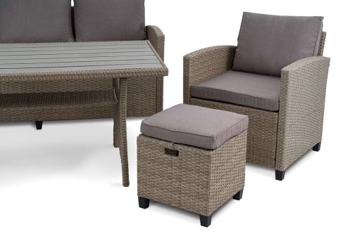 Комплект садовой мебели Di Volio Genova Бежевый/Светло-серый