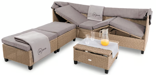 Комплект садовой мебели Di Volio Luca бежево-серый