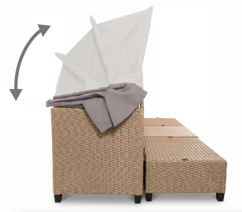 Комплект садовой мебели Di Volio Luca бежево-серый