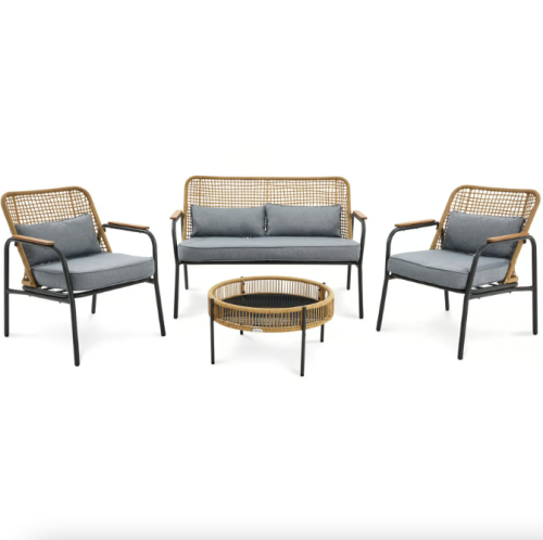 Комплект садових меблів Di Volio Salerno бежевий/сірий