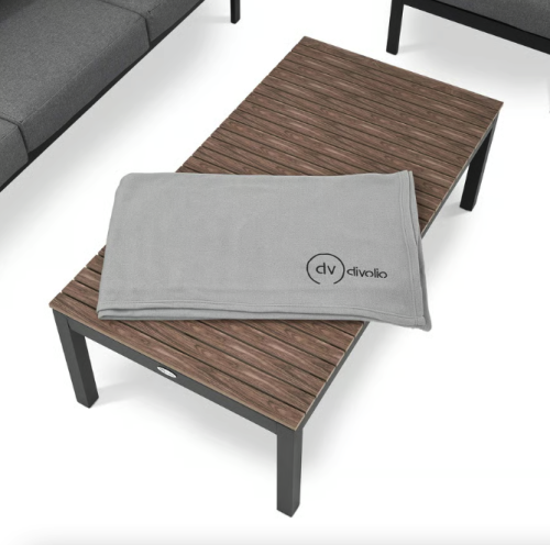 Комплект садових меблів Di Volio Tivoli графітовий/сірий