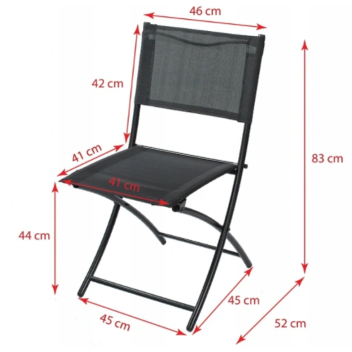 Комплект садовой мебели Jumi KISS полукруглый стол и 2 стулья