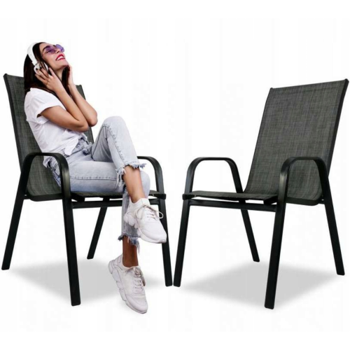 Комплект садовых стульев Chomik GARDEN LINE CORTINA серый