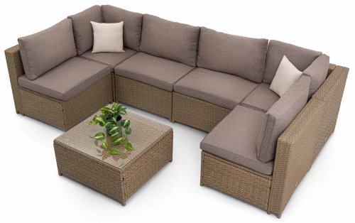 Набор садовой мебели Di Volio Torino Бежевый/Светло-серый