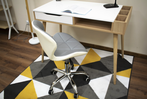 Офисное кресло Leobert Avola серо-белый