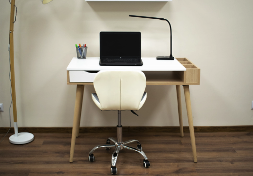 Офисное кресло Leobert Avola серо-белый