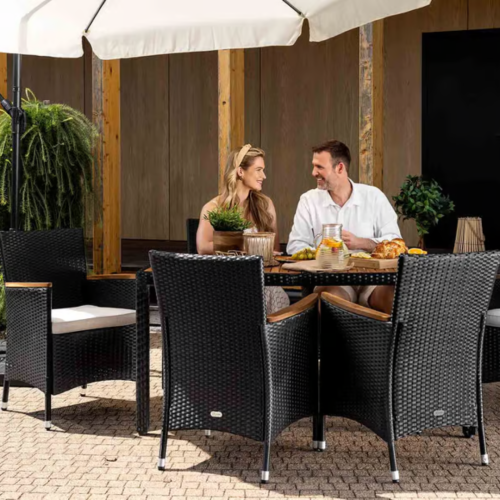 Парасолька садова Di Volio EMPOLI 300см кремова+ Основа садової парасольки