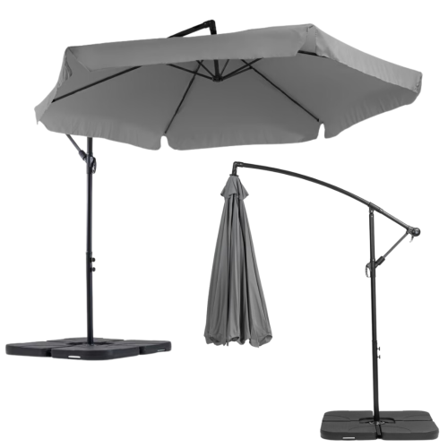 Зонтик садовый Di Volio EMPOLI 350см серый Основа садового зонтика