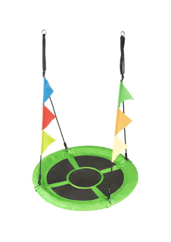 Садовые качели - гнездо Outtec XXL с флажками зеленый
