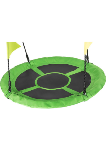 Садовые качели - гнездо Outtec XXL с флажками зеленый