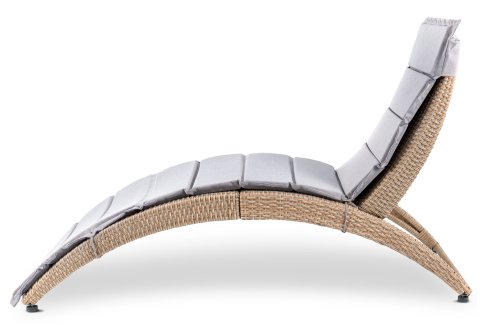 Садовый шезлонг Di Volio Ciampino бежево/серый