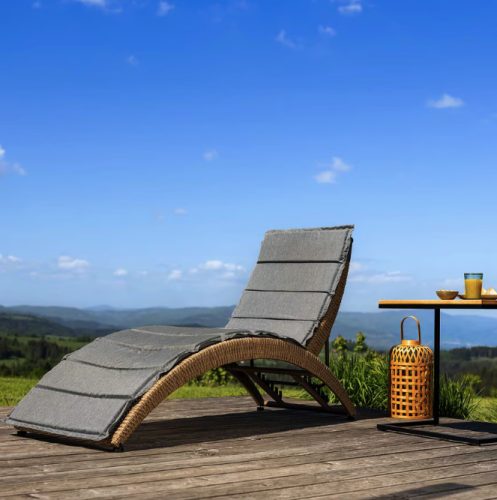 Садовый шезлонг Di Volio Ciampino бежево/серый