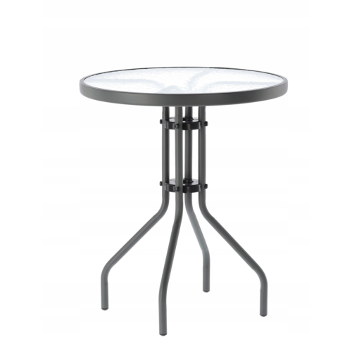 Садовая мебель Chomik Bistro New стол и 2 стулья серый