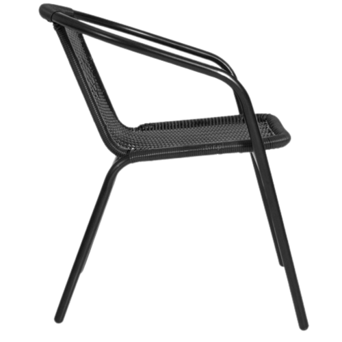 Садовая мебель Chomik Bistro New стол и 2 стулья серый