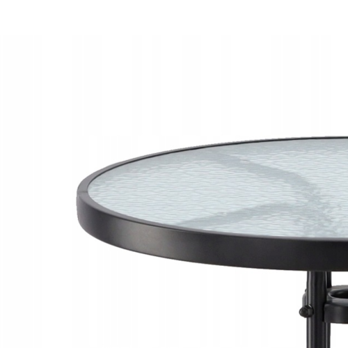 Садовая мебель Chomik Bistro New стол и 2 стулья серый