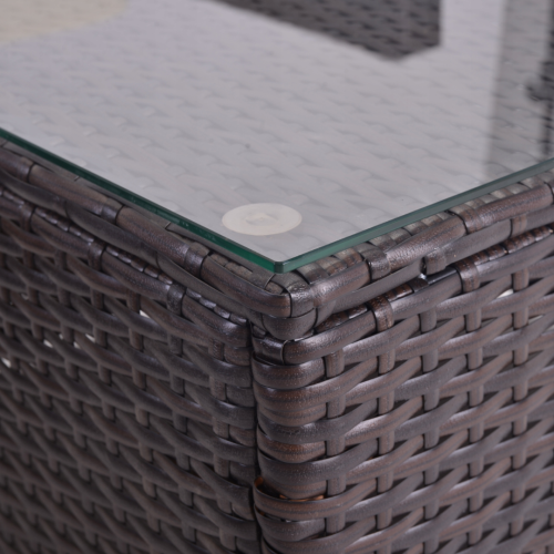 Садовая мебель Chomik GARDEN LINE ATRANI коричневый + кремовые подушки