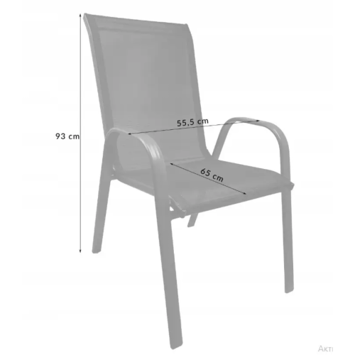 Садовая мебель Chomik GARDEN LINE AVRORA серый