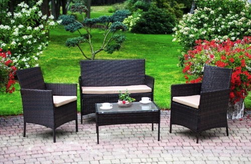 Садові меблі Chomik GARDEN LINE RAVELLO коричнево-кремові