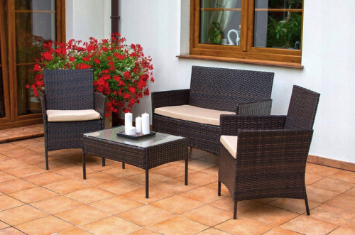 Садові меблі Chomik GARDEN LINE RAVELLO коричнево-кремові