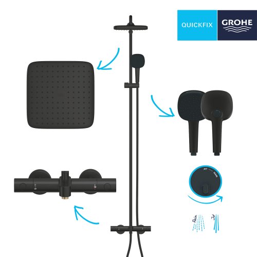 Душевая система термостатическая Grohe QuickFix Vitalio Comfort System 250 269842431