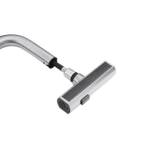 Змішувач для кухні з висувним виливом Kroner KRP Edelstahl Klassisch - ESG03918