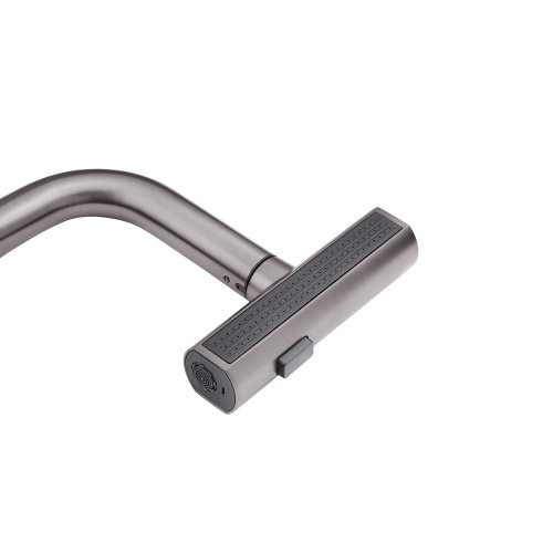 Смеситель для кухни с выдвижным изливом Kroner KRP Edelstahl Klassisch - PVD03918