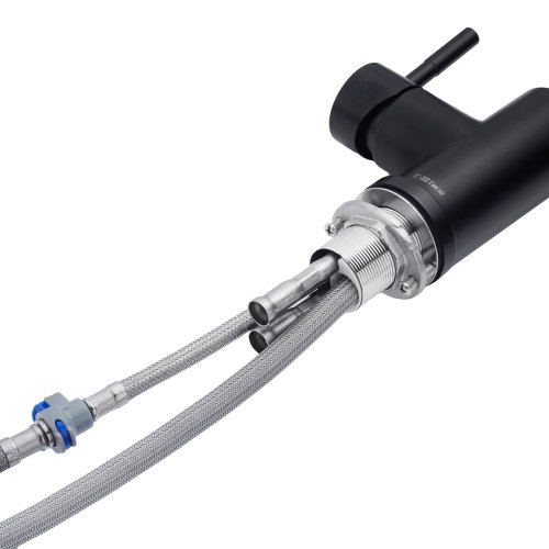 Змішувач для кухні з висувним виливом Kroner KRP Edelstahl Klassisch - SCH03915