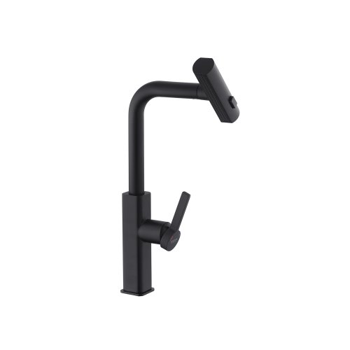 Змішувач для кухні з висувним виливом Kroner KRP Edelstahl Klassisch - SCH03918