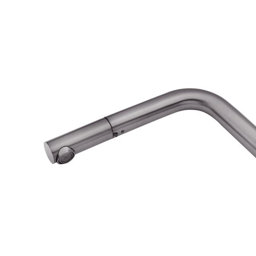 Смеситель для кухни с выдвижным изливом Kroner KRPё Edelstahl Klassisch - PVD03917