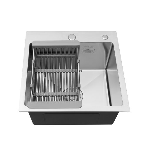 Кухонная мойка Kroner KRP Geberst - 4545HM (3.0/1.0 мм)