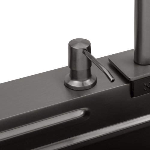 Кухонная мойка Kroner KRP Schwarze - SET7545HM PVD (3.0/0.8 мм)