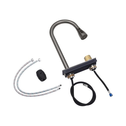 Кухонная мойка Kroner KRP Schwarze - SET7545HM PVD (3.0/0.8 мм)