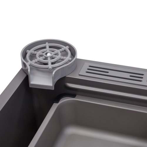 Кухонная мойка Kroner KRP Schwarze - SET7545NG PVD (3.0/0.8 мм)